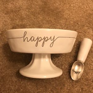 🎄🎄Mudpie candy dish with spoon🎄🎄